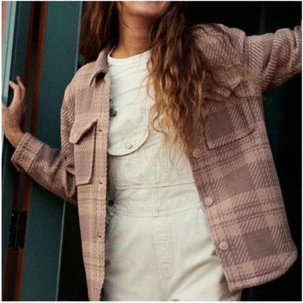 Outerknown Cloud Weave Shirt Jacket Pockets